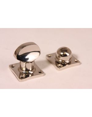 wc sluiting met rozetten 108 maat 38mm in Blinkend nikkel.