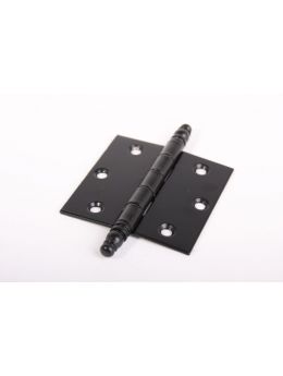 scharnier sierknop afgewerkt maat 76mm in Zwart afgewerkt.