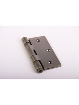 scharnier platknop maat 76mm in (kogel) Brons Antiek.