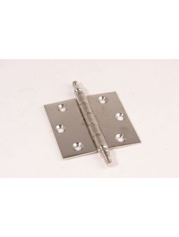 scharnier vaaskop maat 76mm in Blinkend nikkel ijzer.