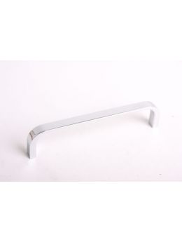 greep maat 128mm in Blinkend nikkel.