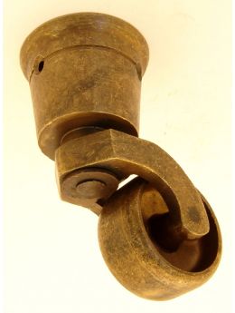 wieltje maat 38 x 80mm in Brons antiek.