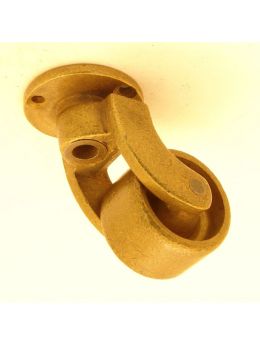 wieltje maat 45mm in Brons antiek.