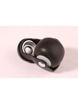 wieltje met gat maat 55mm in Zwart.