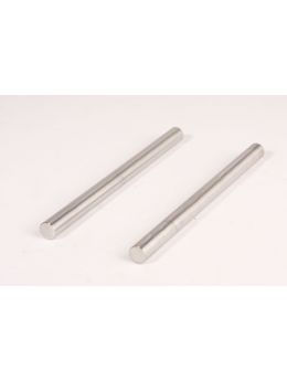 Wijnfles steun per set van twee met stokeind M6x70 maat 14x205mm in Massief RVS.