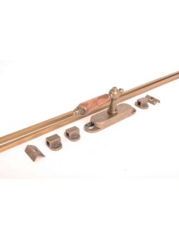 Krukespagnolet kruk 740 met stangen maat 2400mm in Brons antiek.