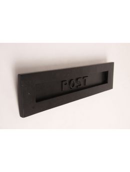 brievenbus 'Post' maat 257x36mm in Zwart.