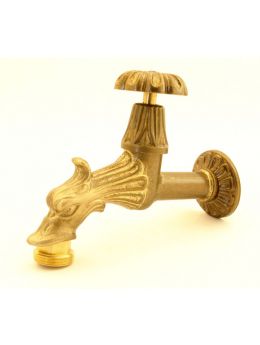 kraan maat 140mm in Brons antiek.