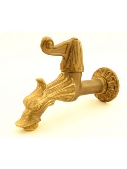 kraan maat 140mm in Brons antiek.