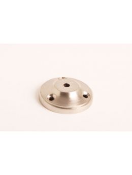 Rozet rond 37mm voor greep maat 37mm in Brons antiek.