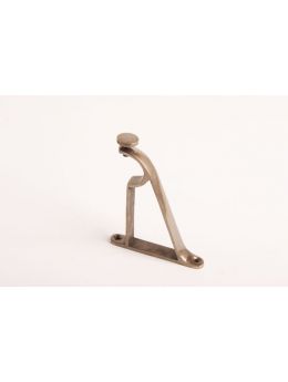 Muursteun voor buis maat 20mm in Brons antiek.