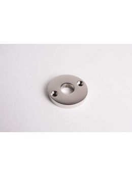 rozet maat 18x50mm in Blinkend nikkel.