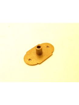 muurplaat maat 25mm in Messing Polijst.
