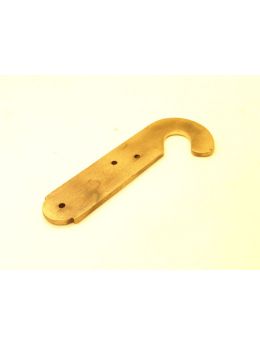 traphaak maat 40 x 18mm in Brons antiek.
