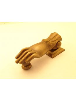 Deurklopper maat 150mm in Brons antiek.