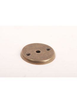 rozet rond maat 50mm in Brons antiek.