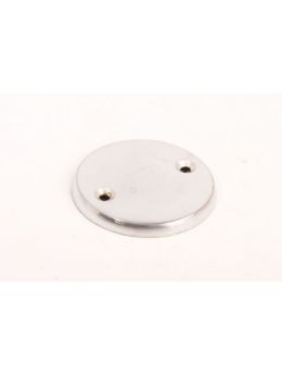 rozet rond blind maat 50mm in Geborsteld nikkel.