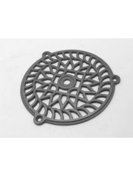 rooster maat 200mm in Blank ijzer.