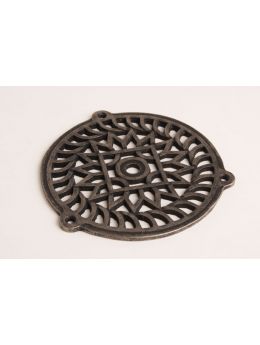 rooster maat 130mm in Zilver antiek.