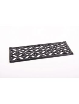 rooster maat 80 x 22mm in Zwart op massief messing.