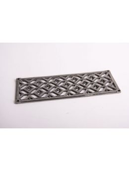 rooster maat 80 x 22mm in Zilver antiek.