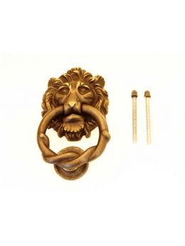 Deurklopper maat 150mm in Brons antiek.