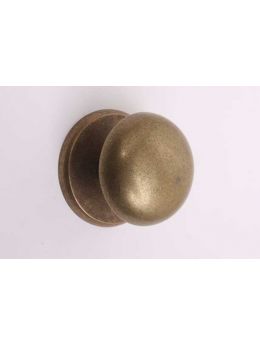 Voordeurknop maat 80mm in Brons antiek.