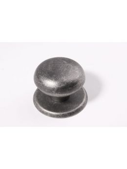 Voordeurknop maat 80mm in Zilver antiek.