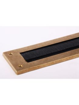 Tochtborstel maat 325mm in Brons antiek.
