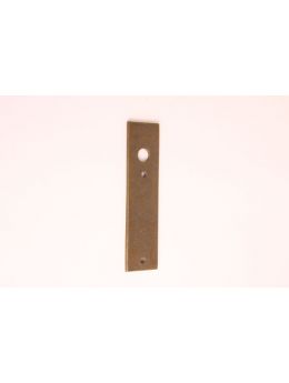 deurplaat maat 172mm in Brons antiek.