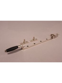 raamuitzetter tonmodel maat 330mm in Blinkend nikkel.