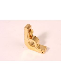 steun traproede maat 12mm in Messing Polijst.