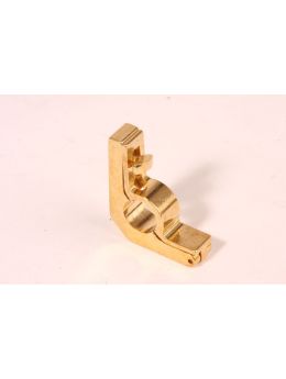 steun traproede maat 14mm in Messing Polijst.