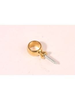 Oog voor traproede maat 14mm in Messing Polijst.