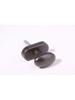 Draai kiep systeem met knop 797 maat 52mm in Roest lak.