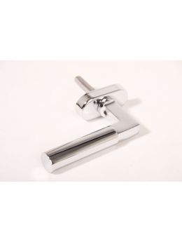 Draai kiep systeem met kruk 890 110mm maat 119mm in Blinkend chroom.