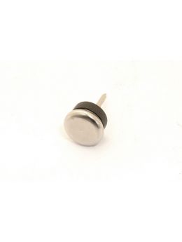 glijnagel maat 15mm in Nikkel.