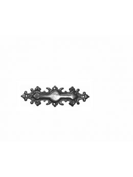 sleutelplaat maat 116mm in Brons antiek.