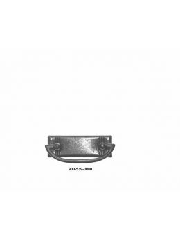 greep maat 80mm in Brons antiek.