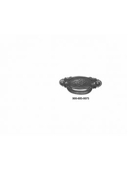 greep maat 75mm in Brons antiek.