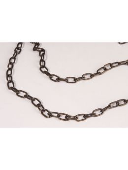 ketting per meter maat 12x42mm in Brons antiek.